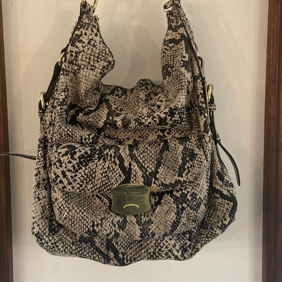Marc Fisher Python Print Purse - Picture 1 of 13